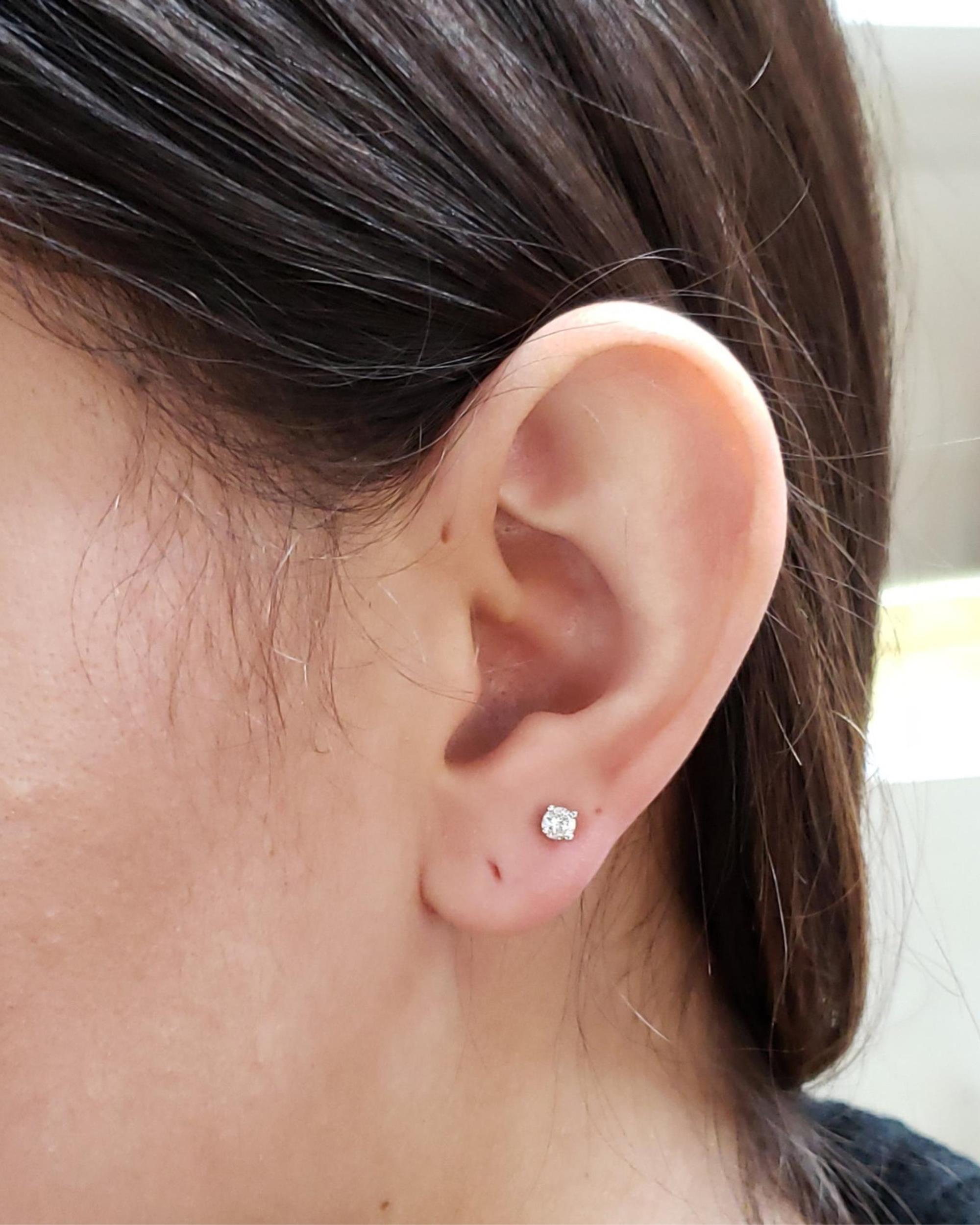 Second stud earrings amazon Clearance