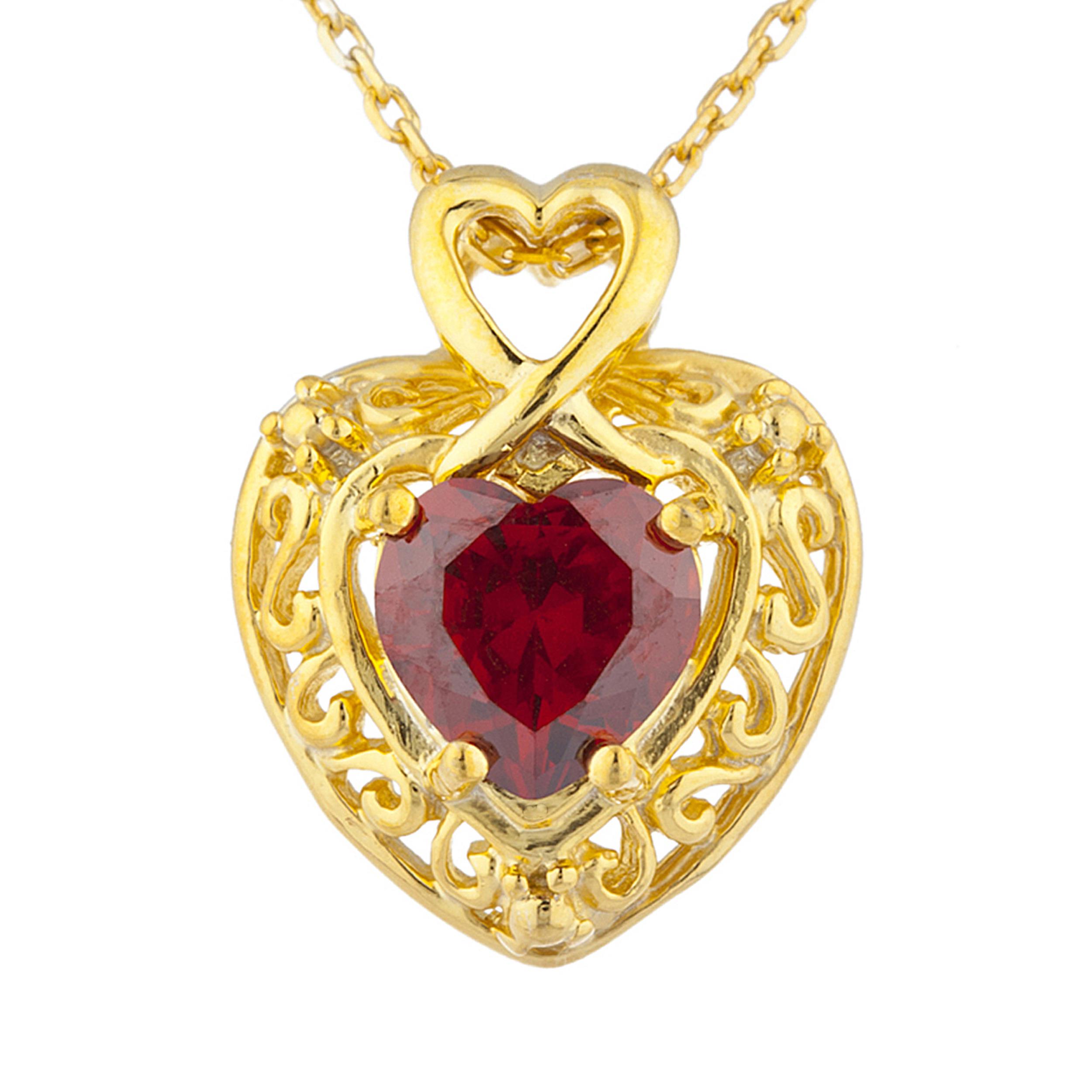 Details About 14kt Gold Garnet Heart Design Pendant Necklace - Heart Pendant Designs With Stones Details About 14kt Gold Garnet Heart Design Pendant Necklace - Heart Pendant Designs With Stones